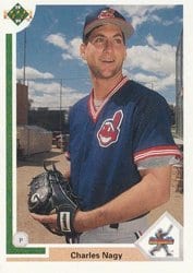 1991 Upper Deck Base Set Charles Nagy #19 card