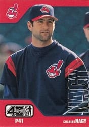 2002 Upper Deck 40-Man Base Set Charles Nagy #153 card