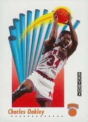 1991-92 SkyBox Base Set Charles Oakley #192 card