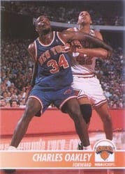 1994-95 Hoops Base Set Charles Oakley #145 card
