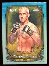 2026 Topps Chrome UFC Allen And Ginter Charles Oliveira Refractor #AG-12 card