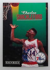1992-93 SkyBox Base Set Charles Shackleford #186 card