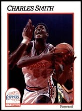 1991-92 Hoops Base Set Charles Smith #98 card