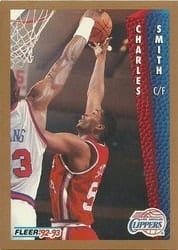 1992-93 Fleer Base Set Charles Smith #104 card