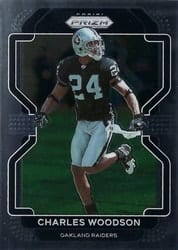 2021 Panini Prizm Base Set Charles Woodson #186 card
