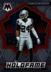2022 Panini Mosaic HoloFame Charles Woodson #HF-3 card