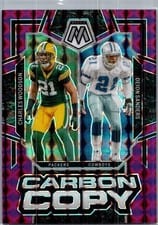 2024 Panini Mosaic Carbon Copy Charles Woodson / Deion Sanders #CC-12 card