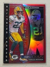 2024 Panini Obsidian Eclipsing Legends Charles Woodson/Jaire Alexander #25 card
