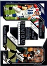 2024 Panini Contenders Historic Draft Class Contenders Charles Woodson / Peyton Manning #17 card