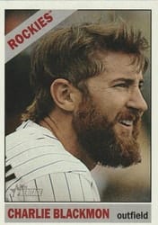 2015 Topps Heritage Base Set Charlie Blackmon #335 card
