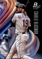 2018 Bowman Platinum Base Set Charlie Blackmon #65 card