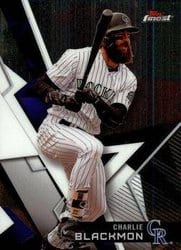 2018 Finest Base Set Charlie Blackmon #30 card