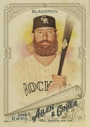 2018 Topps Allen & Ginter Base Set Charlie Blackmon #251 card