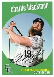 2018 Topps Archives Base Set Charlie Blackmon #67 card