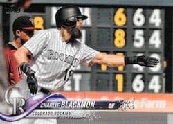 2018 Topps Base Set Charlie Blackmon #431 card
