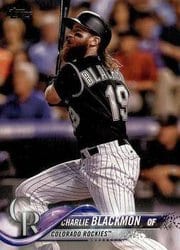 2018 Topps Base Set Charlie Blackmon #431 card