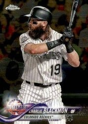 2018 Topps Chrome Update Base Set Charlie Blackmon #HMT96 card