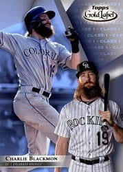 2018 Topps Gold Label Base Set Charlie Blackmon #42 card