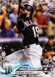 2018 Topps Holiday Base Set Charlie Blackmon #HMW184 card