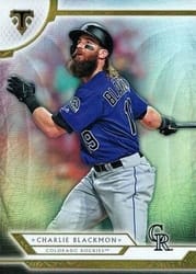 2018 Topps Triple Threads Base Set Charlie Blackmon #2 card