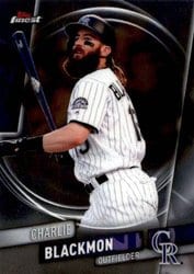 2019 Finest Base Set Charlie Blackmon #63 card