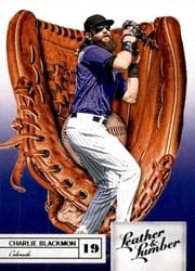 2019 Panini Leather & Lumber Base Set Charlie Blackmon #47 card