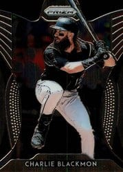 2019 Panini Prizm Base Set Charlie Blackmon #106 card
