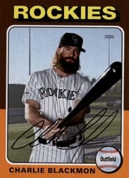 2019 Topps Archives Base Set Charlie Blackmon #157 card