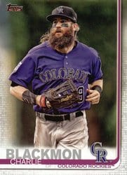 2019 Topps Base Set Charlie Blackmon #16 card