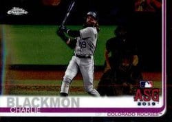 2019 Topps Chrome Update Base Set Charlie Blackmon #97 card