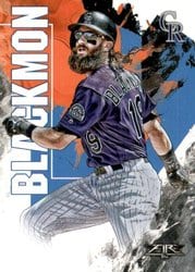 2019 Topps Fire Base Set Charlie Blackmon #106 card