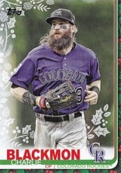 2019 Topps Holiday Base Set Charlie Blackmon #HW196 card