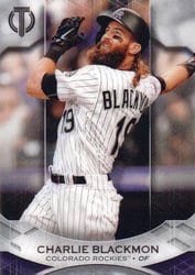 2019 Topps Tribute Base Set Charlie Blackmon #84 card