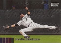 2020 Stadium Club Chrome Base Set Charlie Blackmon #261 card