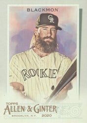 2020 Topps Allen & Ginter Base Set Charlie Blackmon #250 card