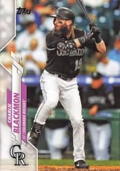 2020 Topps Base Set Charlie Blackmon #397 card