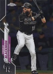 2020 Topps Chrome Base Set Charlie Blackmon #73 card