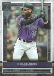 2020 Topps Museum Collection Base Set Charlie Blackmon #29 card