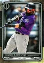 2020 Topps Tribute Base Set Charlie Blackmon #35 card