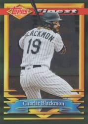 2021 Finest Flashbacks Base Set Charlie Blackmon #46 card
