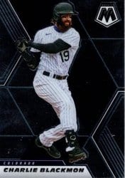 2021 Panini Mosaic Base Set Charlie Blackmon #19 card
