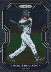 2021 Panini Prizm Base Set Charlie Blackmon #150 card