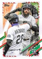2021 Topps Holiday Base Set Charlie Blackmon #HW63 card