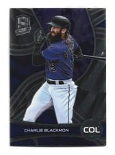2022 Panini Chronicles Spectra Charlie Blackmon #13 card