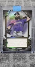 2024 Topps Triple Threads Single Jumbo Relics Charlie Blackmon #SJR-CBL card