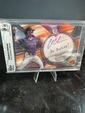 2025 Bowman Chrome Prime Chrome Signatures Charlie Condon #PCS-CC card