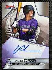 2025 Bowman's Best Best of 2025 Autographs Charlie Condon #B25-CC card