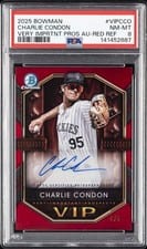 2025 Bowman Very Important Prospects Autographs Charlie Condon #VIP-CCO card