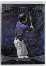 2025 Panini Prizm Fireworks Charlie Condon #8 card