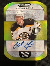 2022-23 Upper Deck Synergy Rink Ink Charlie Coyle #RI-CC card